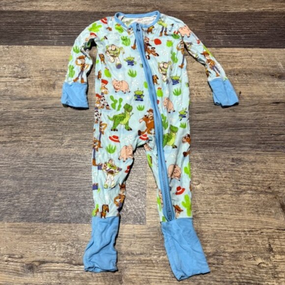Little Sleepies 3-6 Months Disney Toy Story Pajamas - Picture 1 of 4